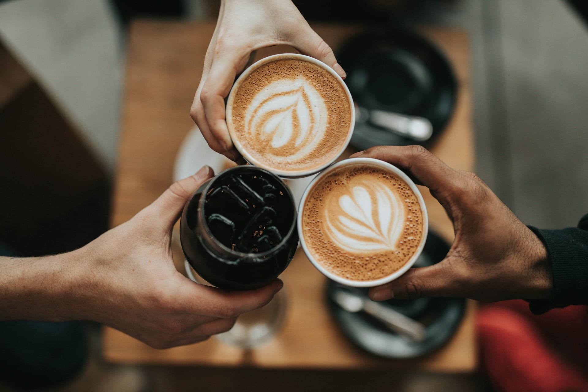 Fresh brewed coffee